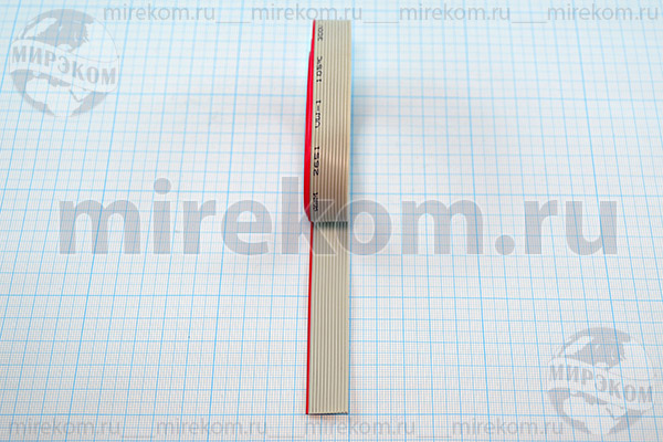 каб шлейф\10x0,12\P1,27\сер\RC-10\