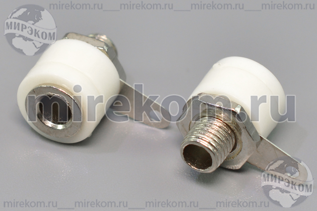 клемма приб 15,2 d11,0\5,7\ \отв 4,4\бел\CH-0122W