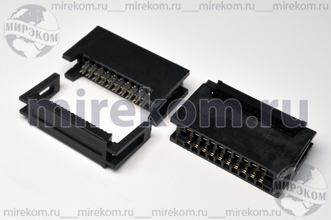 гн ПрС CE\P2,54\ 20HC\шлейф\\CE-20[краевой]