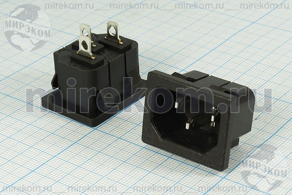 шт пит AC IEC C14\\10/250\пан\зажим\\AC-015\