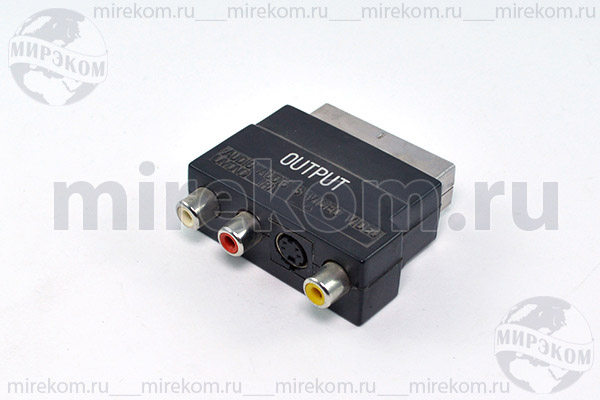 шт СКАРТ-гн 3RCA+гн miniDIN\4P\\\