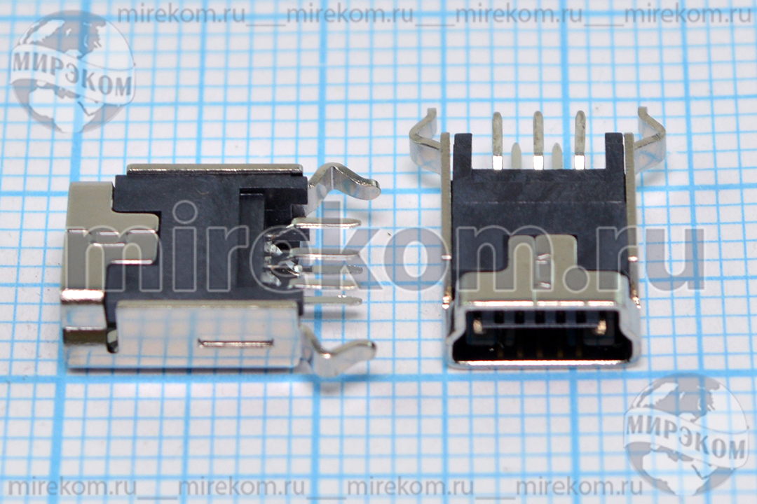 гн miniUSB \B\5P2HP\плат\верт\\miniUSB05FS