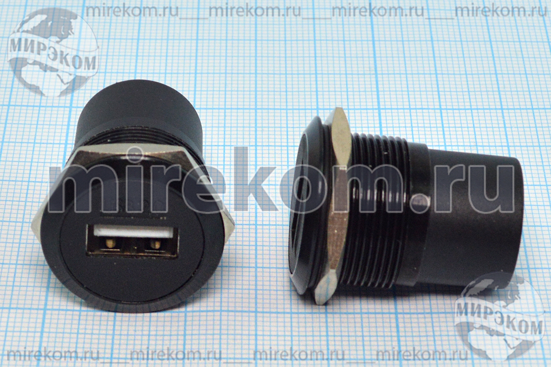 гн USB 2,0-гн USB 2,0\пан\пласт\USB2,0 A(F)-A(F)PN