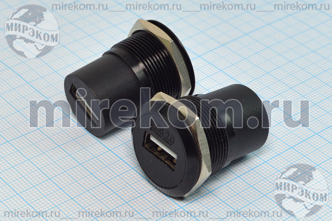 гн USB 2,0-гн USB 2,0\пан\пласт\USB2,0 A(F)-A(F)PN