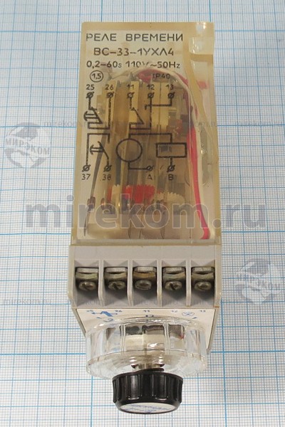 реле времени 110В\  0,2-60с\ВС33-1\