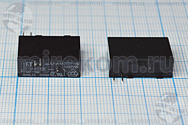 реле  12В\\F3AA012E\5A,250V,30V\F&T\