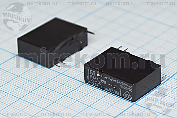 реле  12В\\F3AA012E\5A,250V,30V\F&T\