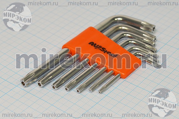 набор ключей TORX\7шт\T10-15-20-25-27-30-40\367307 набор ключей TORX\7шт\T10-15-20-25-27-30-40\367307