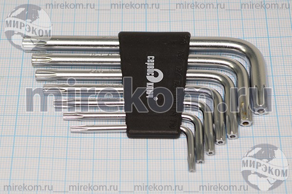 набор ключей TORX\7шт\T10-15-20-25-27-30-40\76430 набор ключей TORX\7шт\T10-15-20-25-27-30-40\76430
