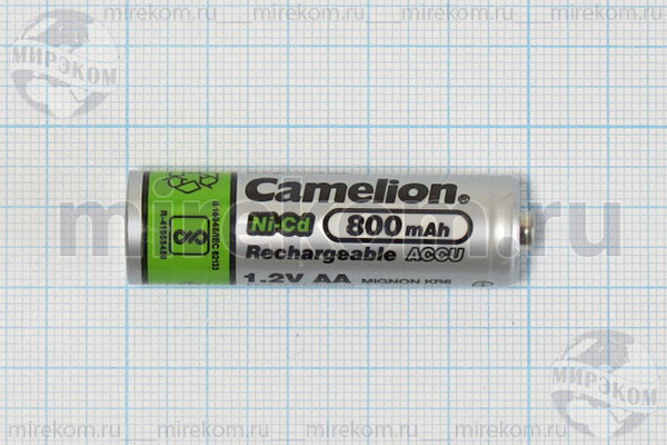 аккум бат  1,2В\ 600мАч\AANC\NiCd\\ACCU Camelion