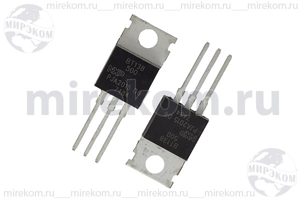 Симистор\  500 \  12А\TO-220\BT138-500\