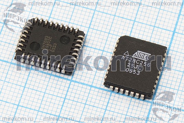 МС 28C256-25JC\PLCC32 \памяти\ATMEL\