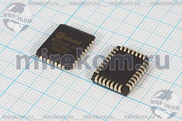 МС 27C512P-45Z\PLCC32 \памяти\WIN