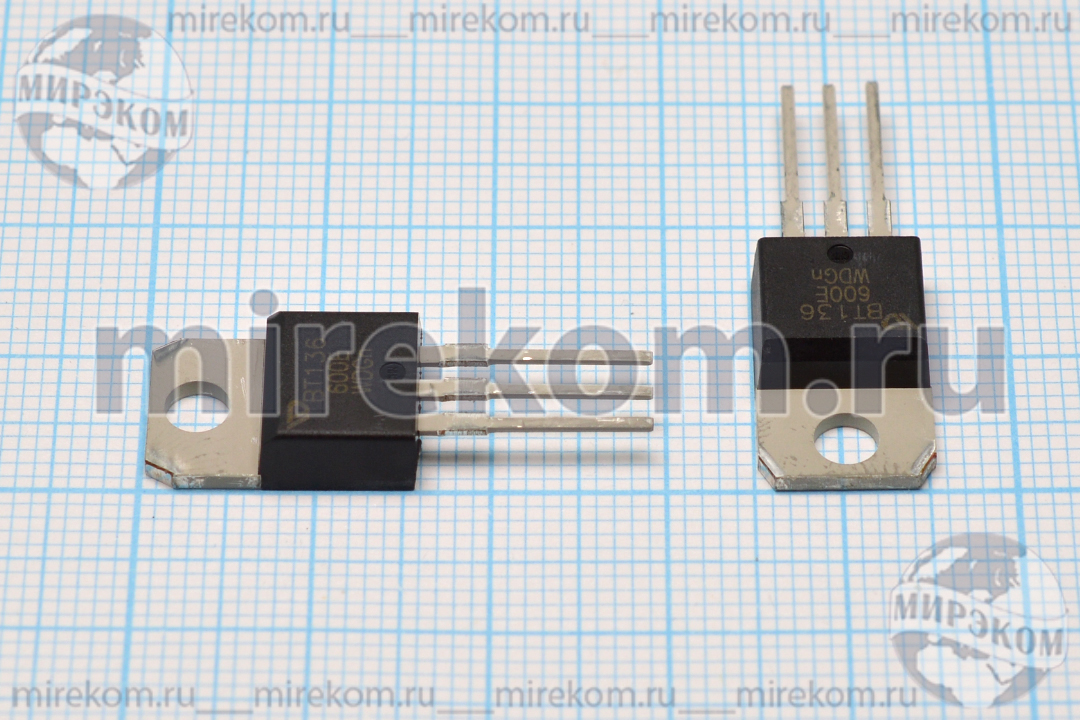 Симистор\ 600 \ 4А\TO-220\BT136-600E\ Симистор\ 600 \ 4А\TO-220\BT136-600E\