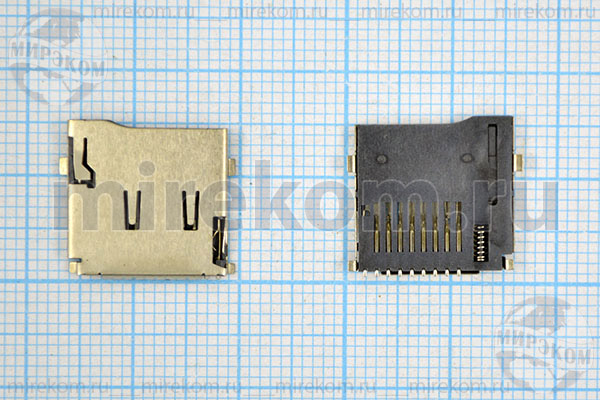 держ карт SD micro\ 9C4Cэкр\\SMD\\micro SD-9Eэкр