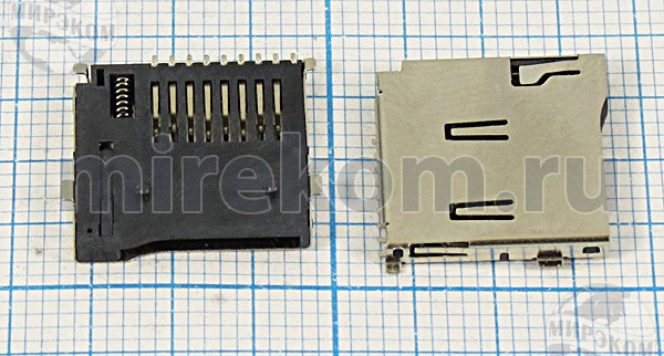 держ карт SD micro\ 9C4Cэкр\\SMD\\micro SD-9Eэкр