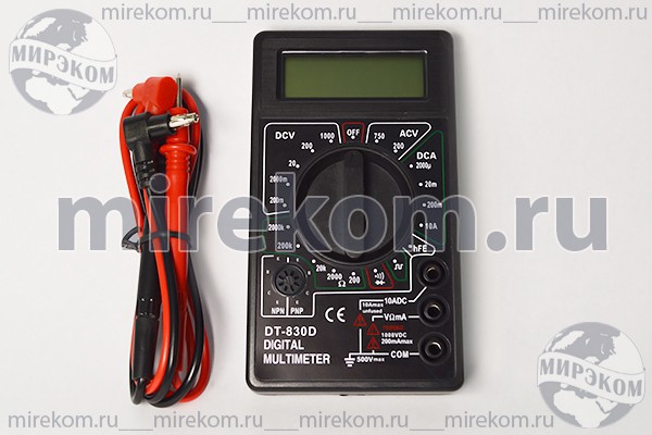 приб мультиметр\цифр\M830D(DT830D)\черный\DIGITAL