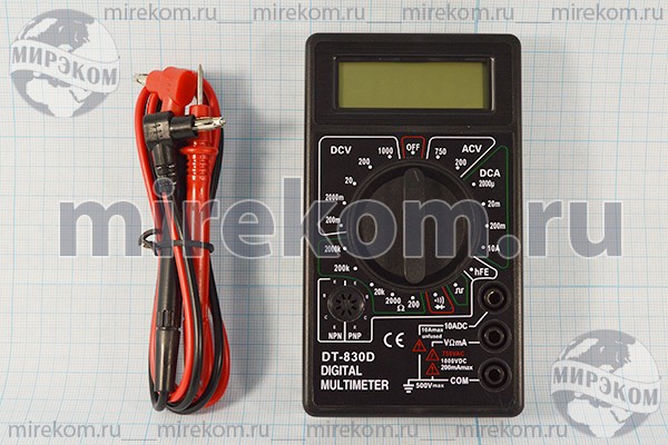 приб мультиметр\цифр\M830D(DT830D)\черный\DIGITAL приб мультиметр\цифр\M830D(DT830D)\черный\DIGITAL