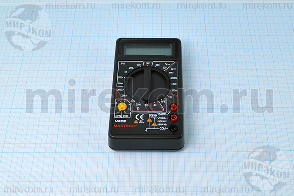 приб мультиметр\цифр\M830B(DT-830B)\черный\MASTECH