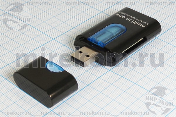 картридер\\USB 2.0\microSD/microSDHC и др\\18-4111