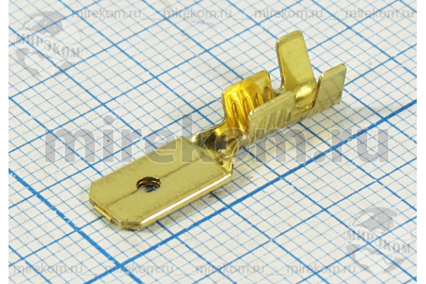 клемма шт 6,3x10x0,8\1-2,5S\лат\\\[дл шт-10xобж-21
