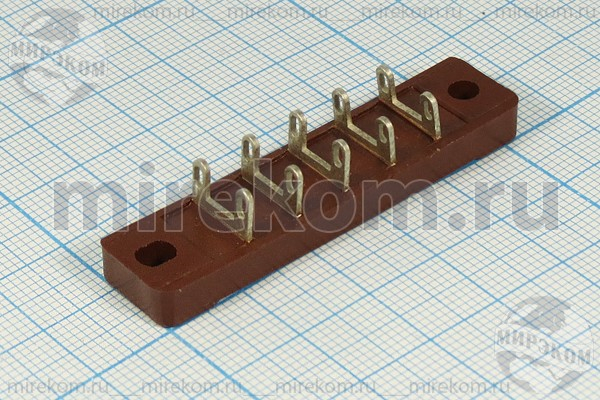 клеммн ПС\10C\53x10x12\\2отв M4\3ПС13-5