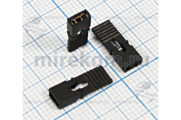 джампер \P2,54\ 2C\h13,5мм\открыт\чер\\MJH-135B\