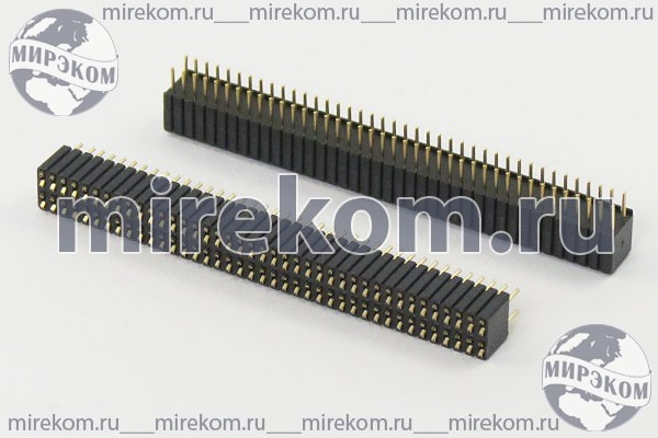 гн PBL-2x40\P1,27x2,54\80P\плат\[PBDA1,27x80]