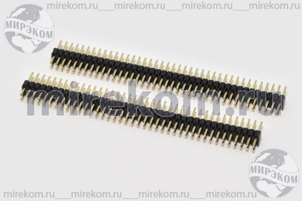 шт PLLD-2x40(2,5x0,46\P1,27x1,27\80P\плат\[PLLD80]