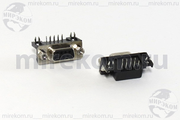 гн D-SUB\ 9HP\\плат\угл 7,2мм\DRB-09FA