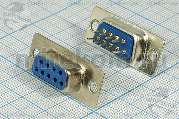 гн D-SUB\ 9HP\плат\\DPS-9F