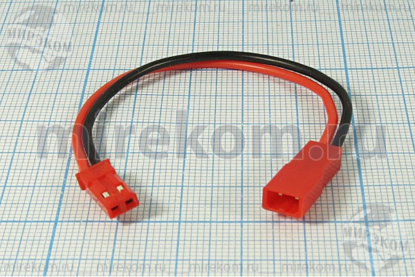 шт/гн пит JST\1x 2\P2,5\каб 22AWG\L-10см\