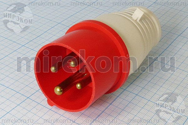 шт пит AC сил\3P+E\16/380\каб\\IP44\\[HTN014]