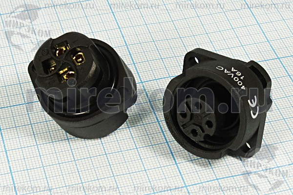 гн ЦС\ 4Cвинт\М22\пан/2отв\герм\WA22k4Z2-CE\[плас]