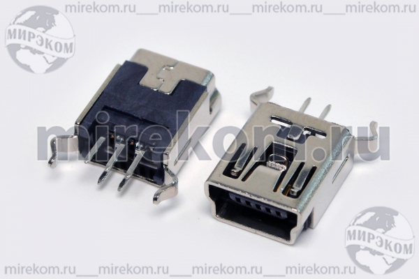 гн miniUSB \B\5P2HP\плат\верт\\miniUSB05FS