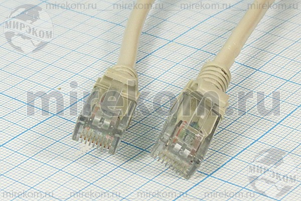 шнур шт 8P8C-шт 8P8C\ 3,0м\\вит[RG45]
