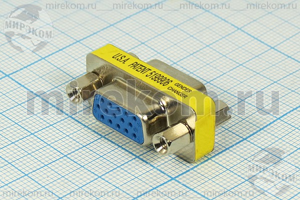 шнур гн DB15F-гн DB15F\0,04м\NI/пл\(S)VGA