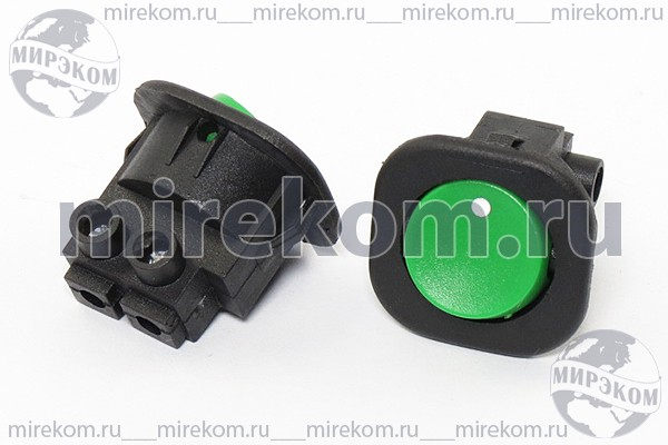 ПКл\ 2Cвинт\6А\ON-OFF\d21,0\чер/зел\RS101-7C