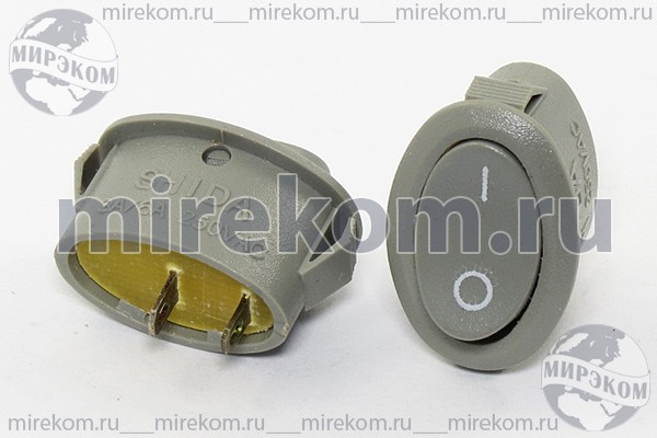 ПКл\ 2C\3А\ON-OFF\d13x21,5\сер\RS101-6C