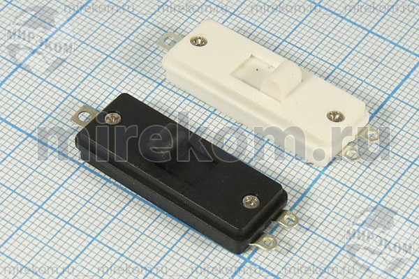 ПДв 31,9x12,4h9,3\3C\6А250В\OFF-ON\бел\SA-1205