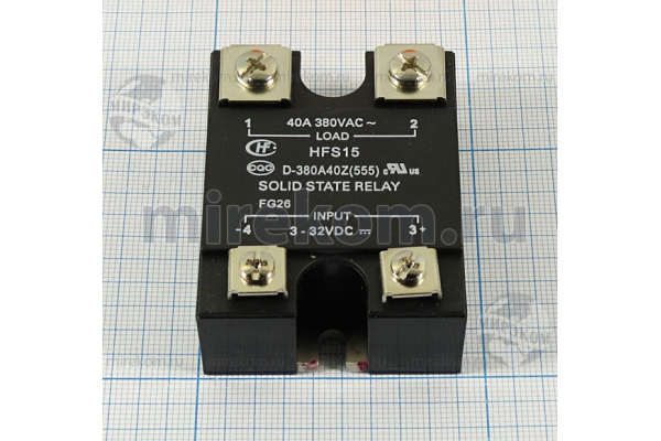 реле ТТ  3~32В\\HFS15 D380A40Z\40А;380В~\4C\пан\