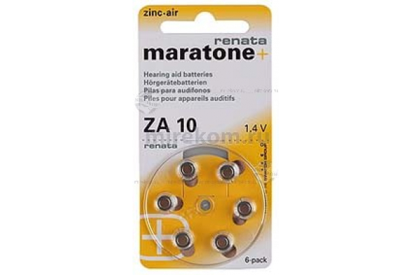бат  1,4В\100мАч\ 5,8x3,6\Zn\ZA10/PR70/renata