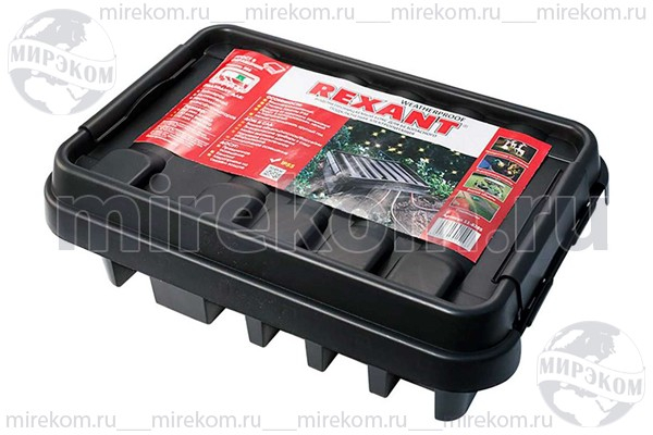 бокс 330x140x230\1вход-4выхода\пл/чер\IP55\11-8330