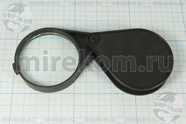 лупа  2*\ 50мм\\\\складная жесткий футляр