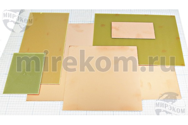 фольгир/гетинакс \1-1,5мм\200x100\одност\