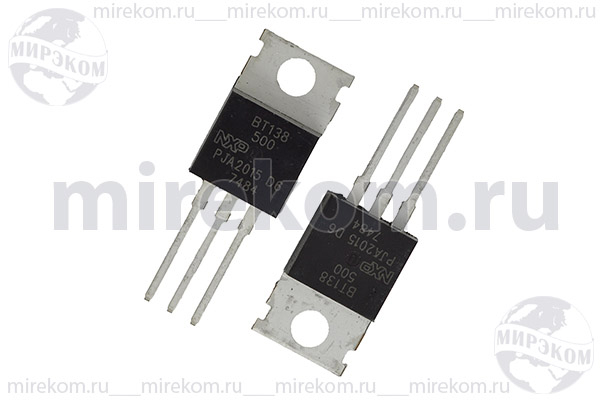 Симистор\  500 \  12А\TO-220\BT138-500\