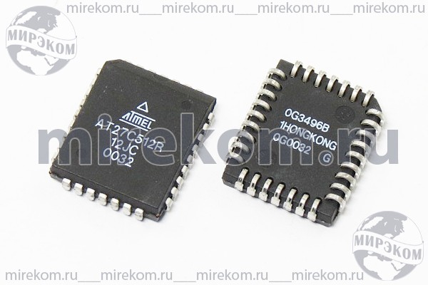 МС 27C512R-12JC\PLCC32 \памяти\ATMEL\