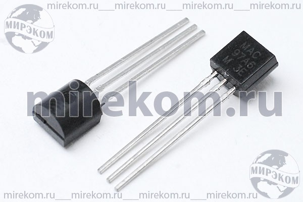 Симистор\  600 \   0,6А\TO-92\MAC97A6\