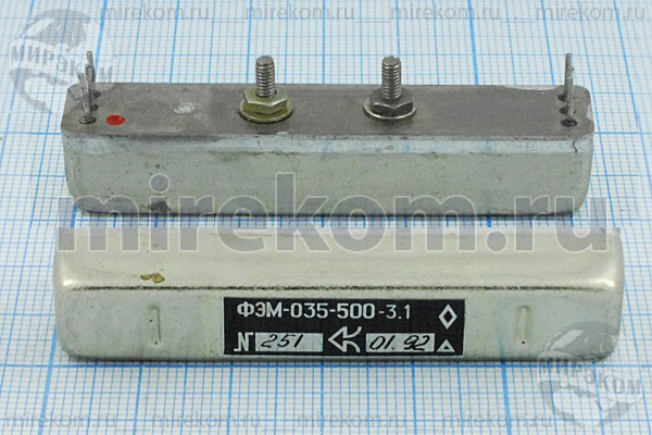 ф 500 \пол\  3,1/ \\\ФЭМ-035-500-3,1\\