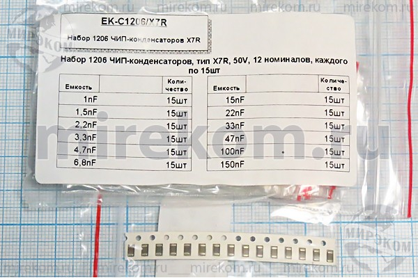 к     1000 пФ~    0,150 мкФ\\1206\\\X7R\\EK-C1206\